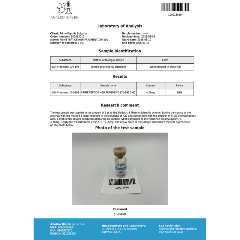 HGH Fragment 176-191 5mg HGH Fragment 176-191 5mg