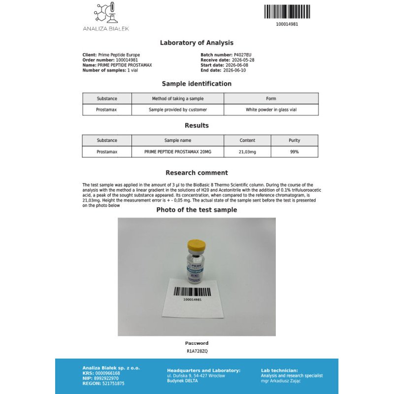 Prostamax (Простамакс) 20mg