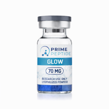 GLOW 70mg – Усилена регенеративна формула (BPC‑157 10 mg + GHK‑Cu 50 mg + TB-500 10 mg)