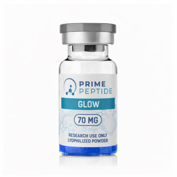 GLOW 70mg – Усилена регенеративна формула (BPC‑157 10 mg + GHK‑Cu 50 mg + TB-500 10 mg)